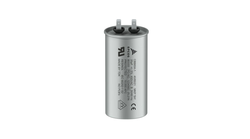 TDK RELEASES THE MOST COMPACT SAFETY CLASS S2 MOTOR-RUN CAPACITORS